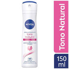 DESODORANTE NIVEA SPRAY TONO NATURAL MUJER 150ML