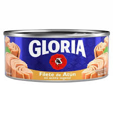 FILETE DE ATUN EN ACEITE VEGETAL GLORIA 140 GR