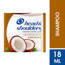 SHAMPOO SACHET H & S HIDRATACION ACEITE DE COCO 18ML